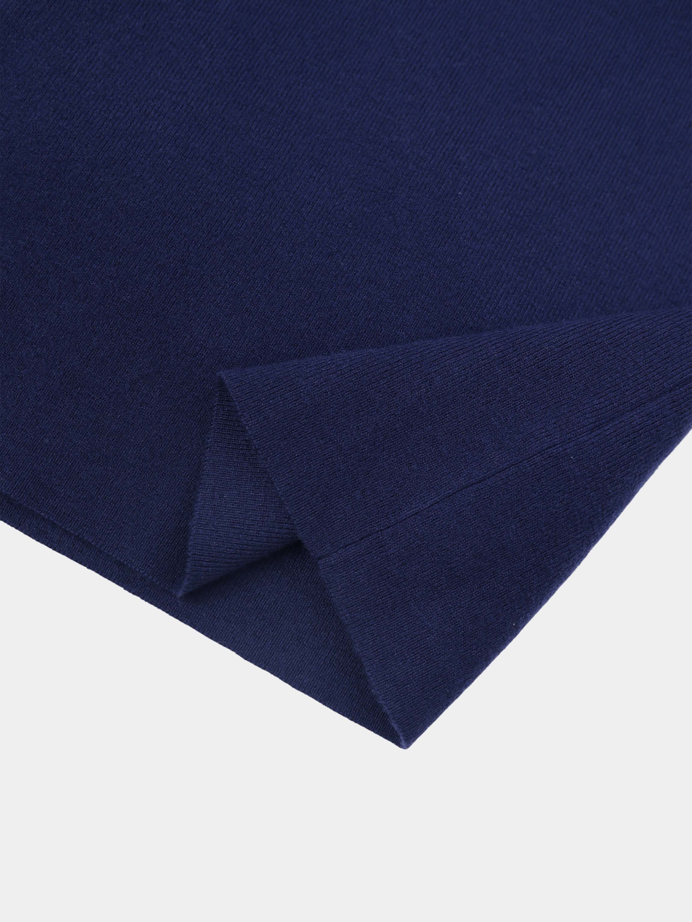Bell Sleeve Polo-Navy/White