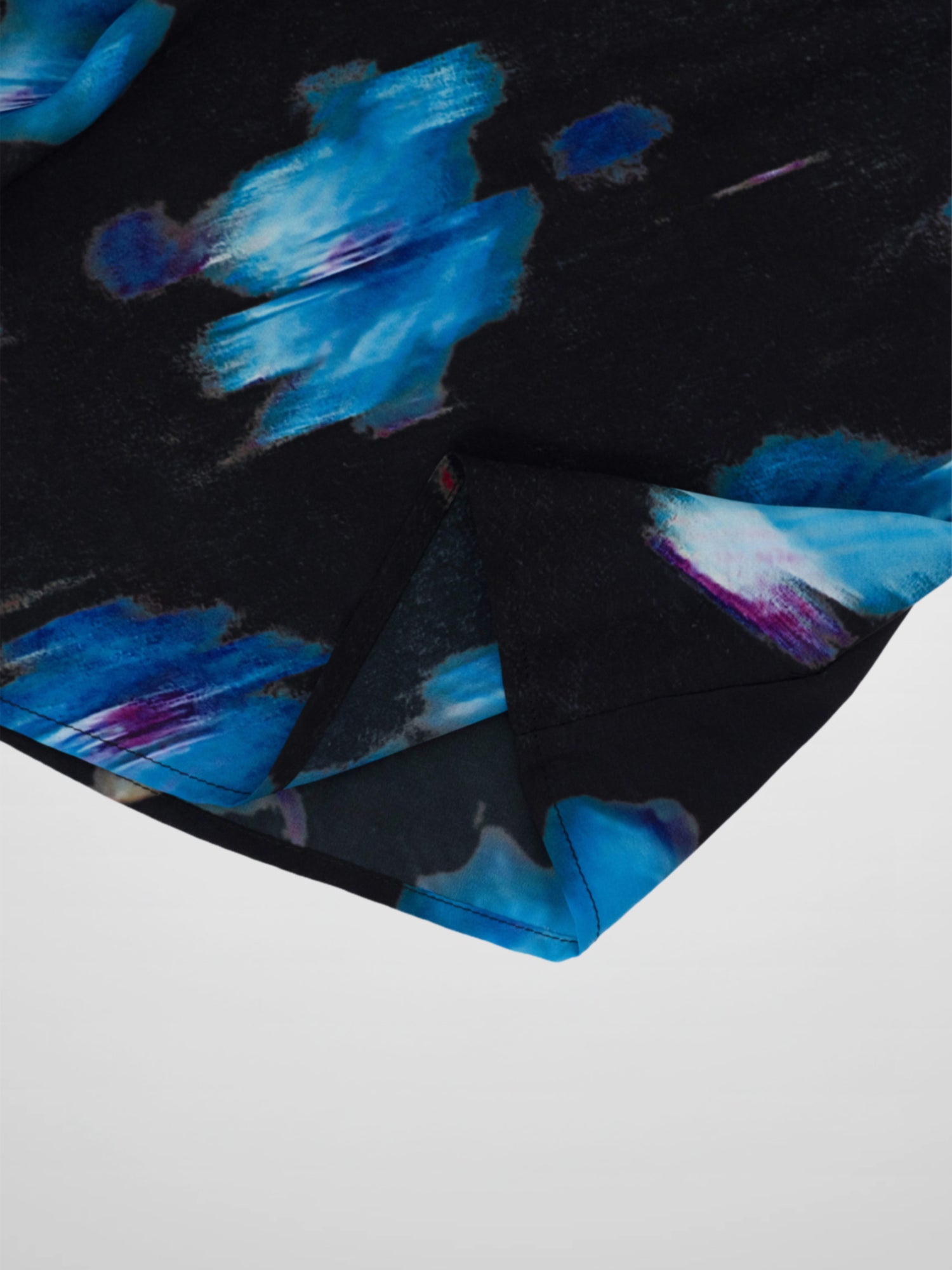 Smocked Blouse-Blue Floral