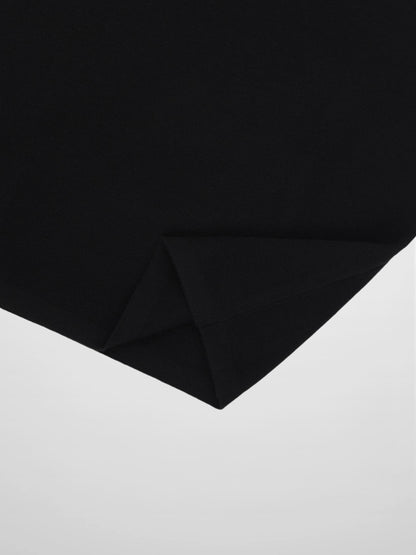 Sleeveless Mock Neck Sweater-Black