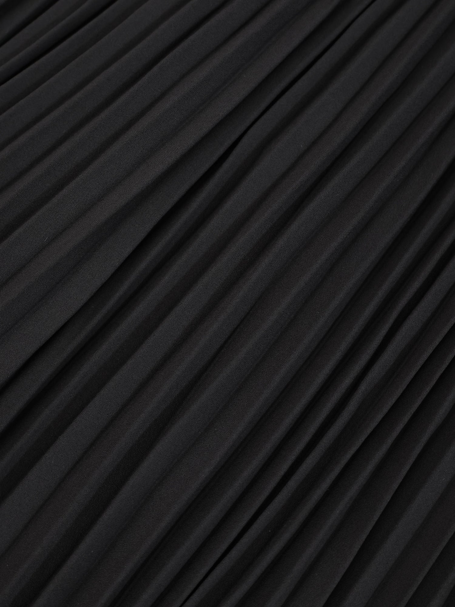 Micro Pleat Dress-Black