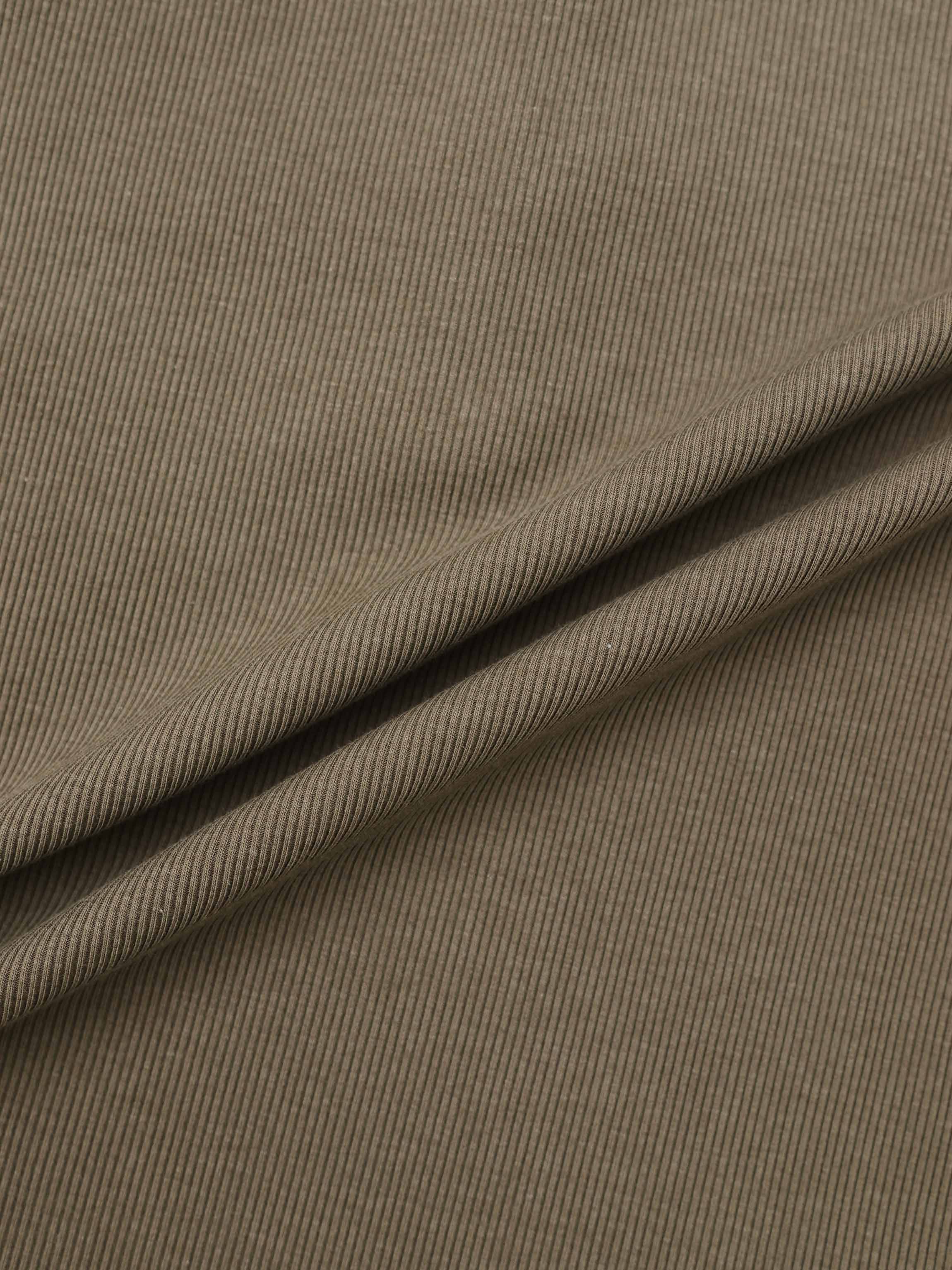 White Collar Polo-Olive