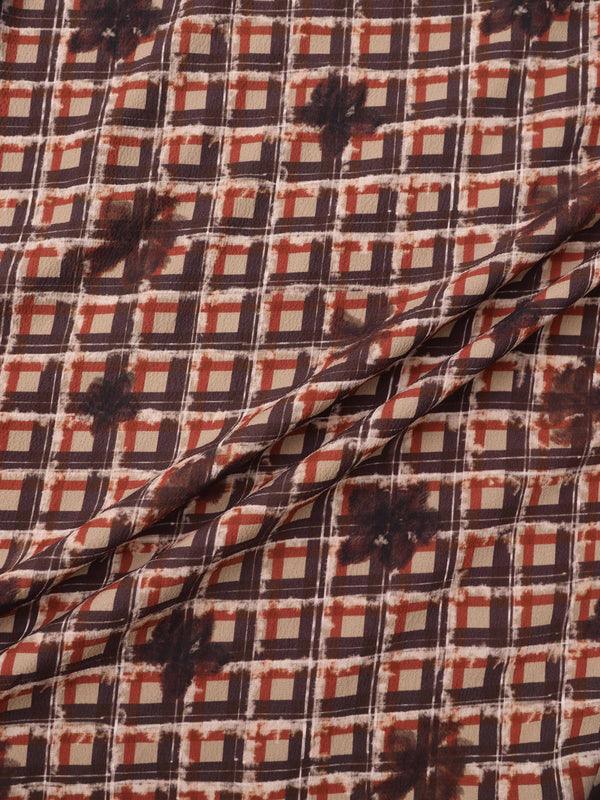 Plaid Blouse - Plaid Floral