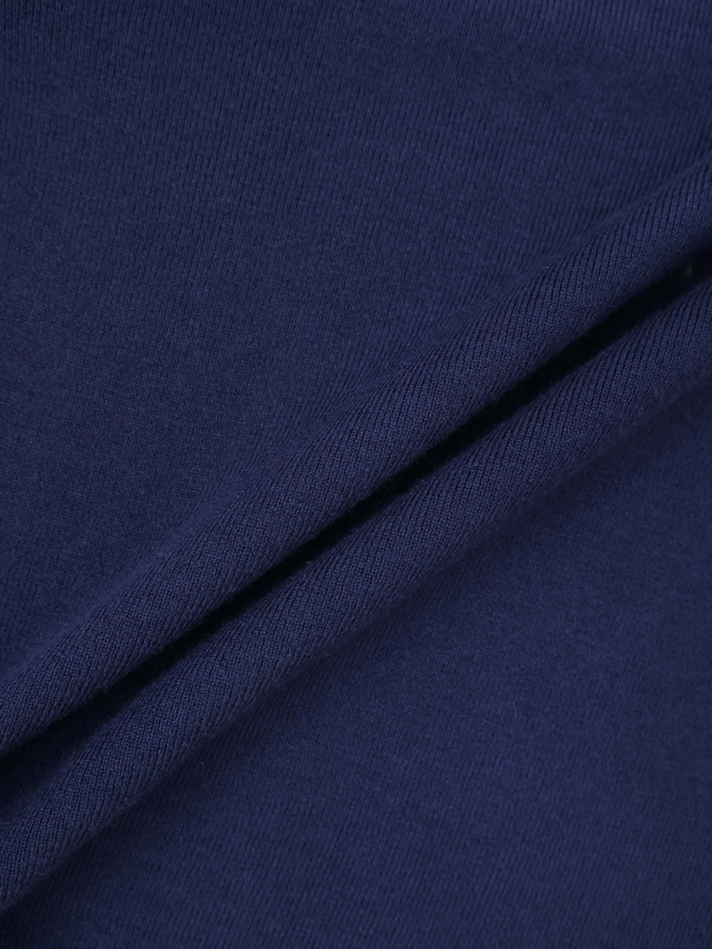 Bell Sleeve Polo-Navy/White