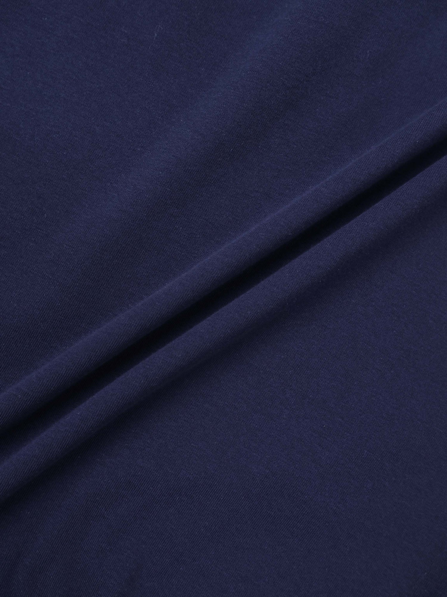 Collared Bomber Tee-Navy