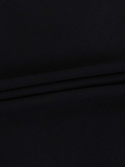 Sleeveless Mock Neck Sweater-Black