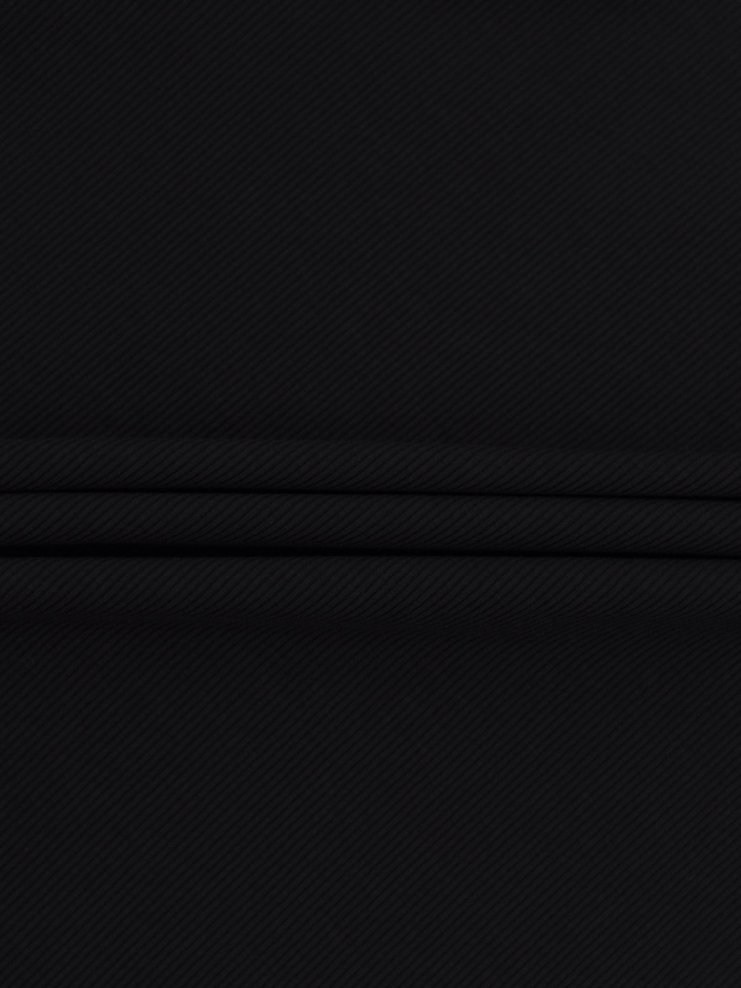 Ribbed Crew Bomber-Black