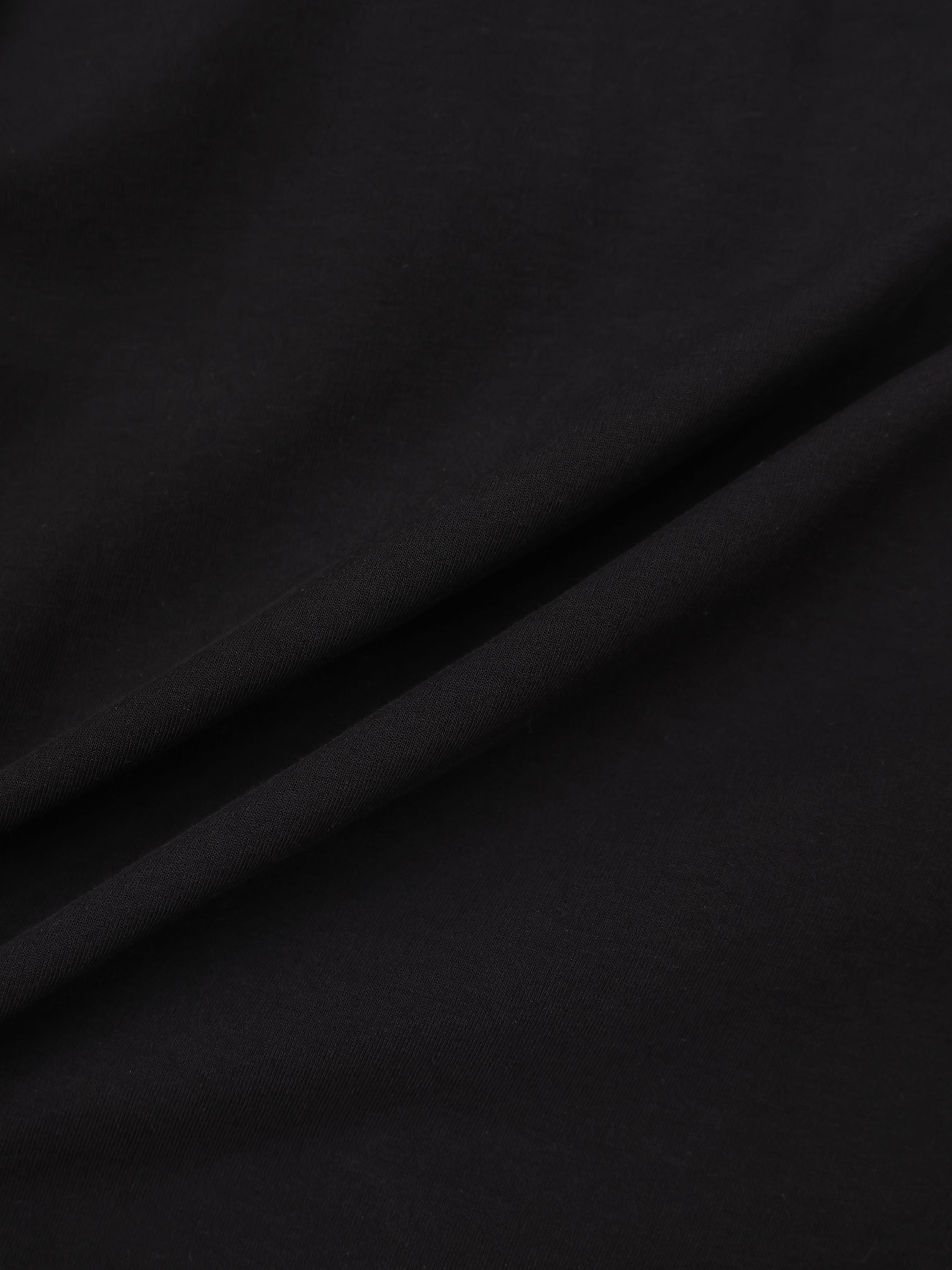 Waist Tie Button Down T-Shirt-Black