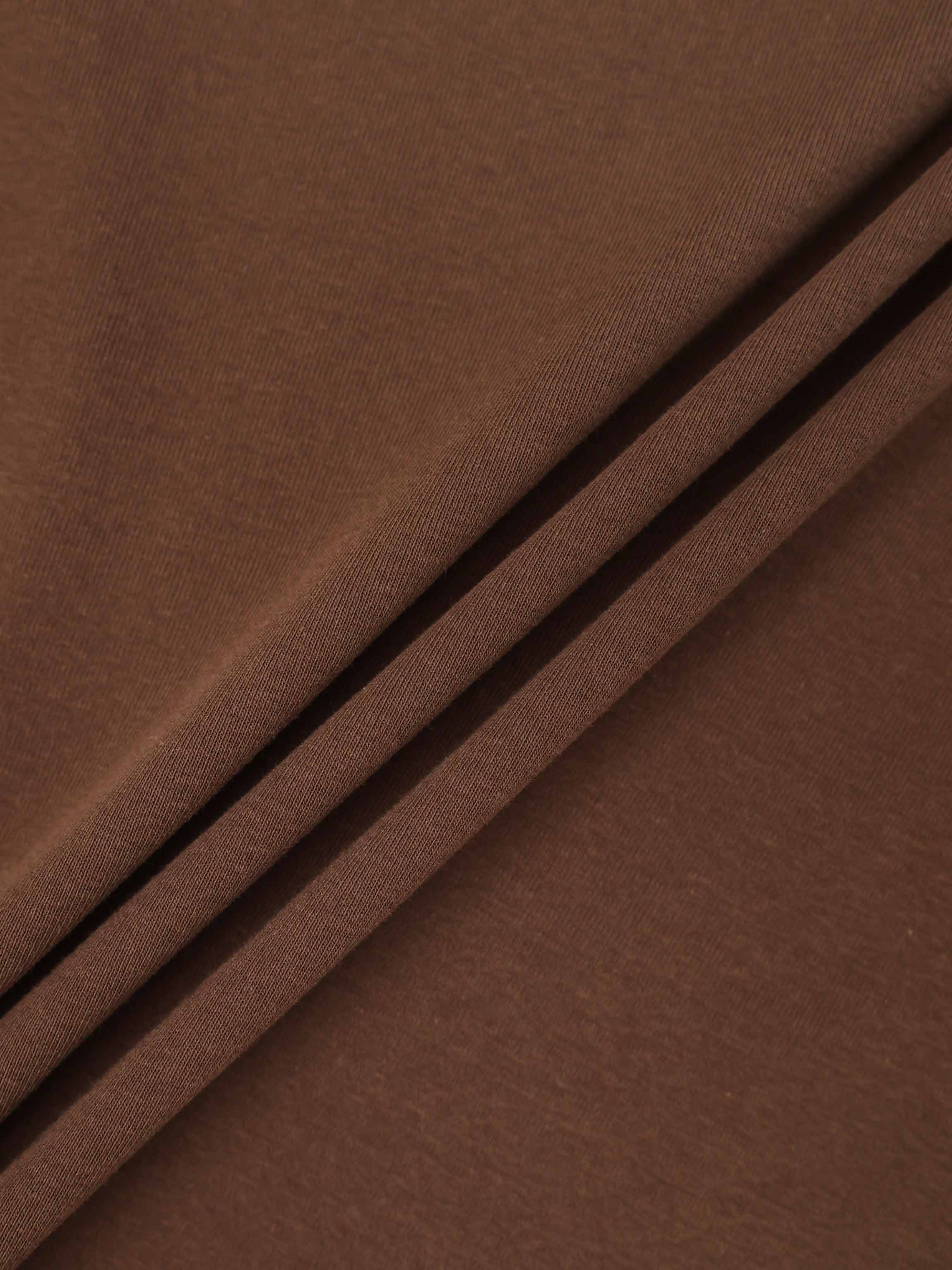 CLASSIC TEE LONG SLEEVE-DARK BROWN