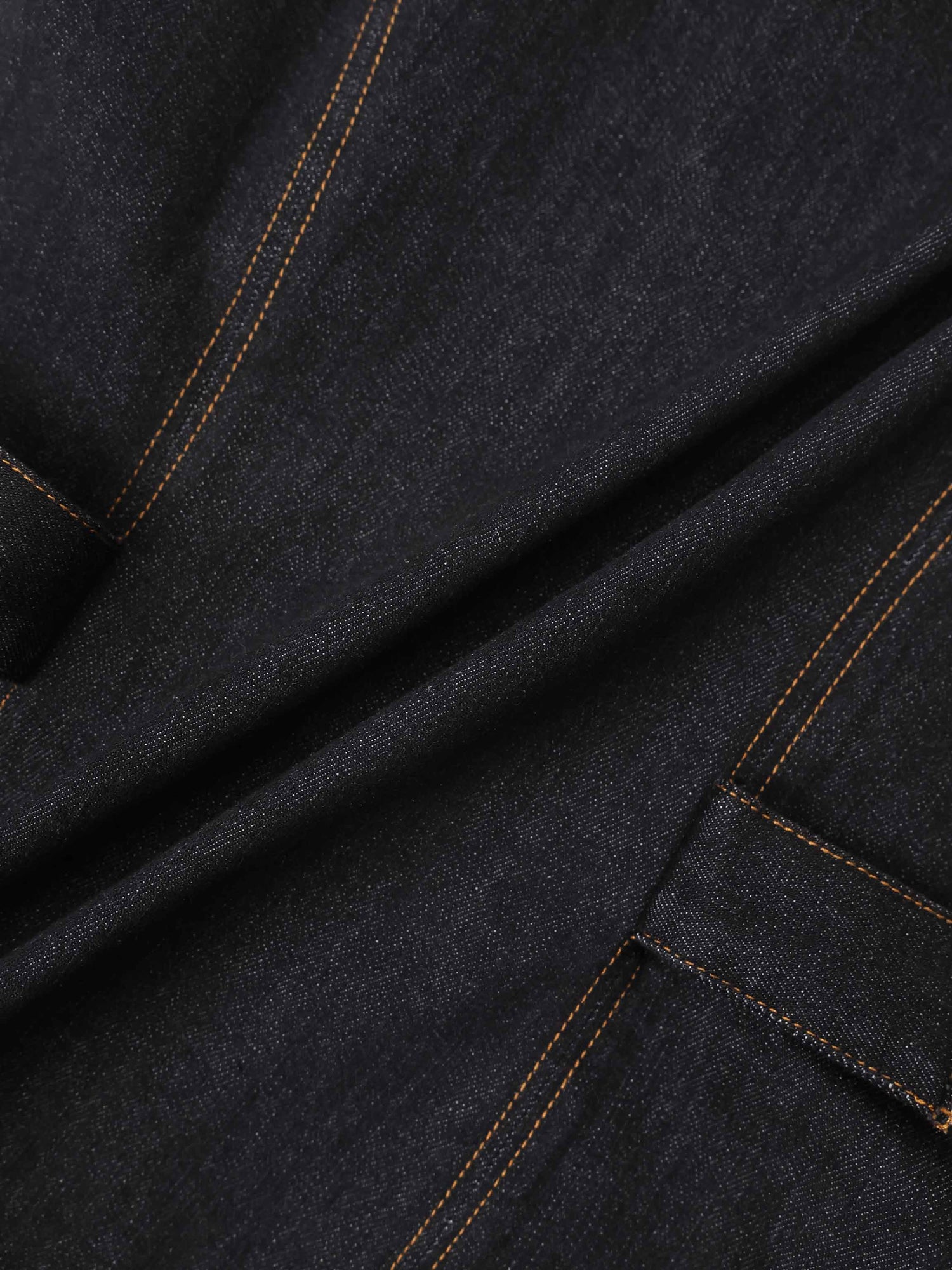 Denim Vest - Black