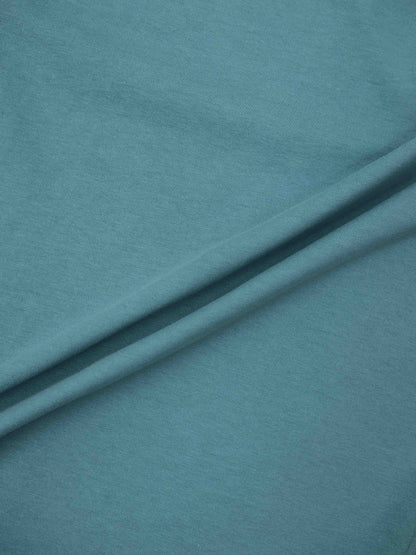 Center Seam High V Tee-Teal
