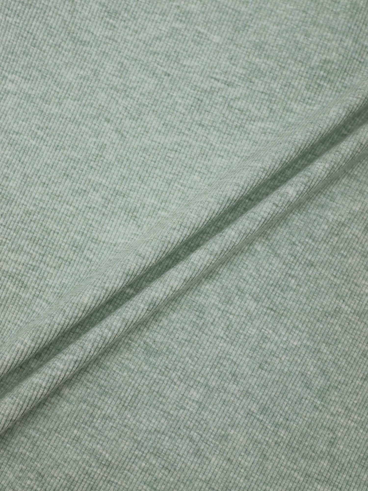 Heathered Collared Tee-Aqua
