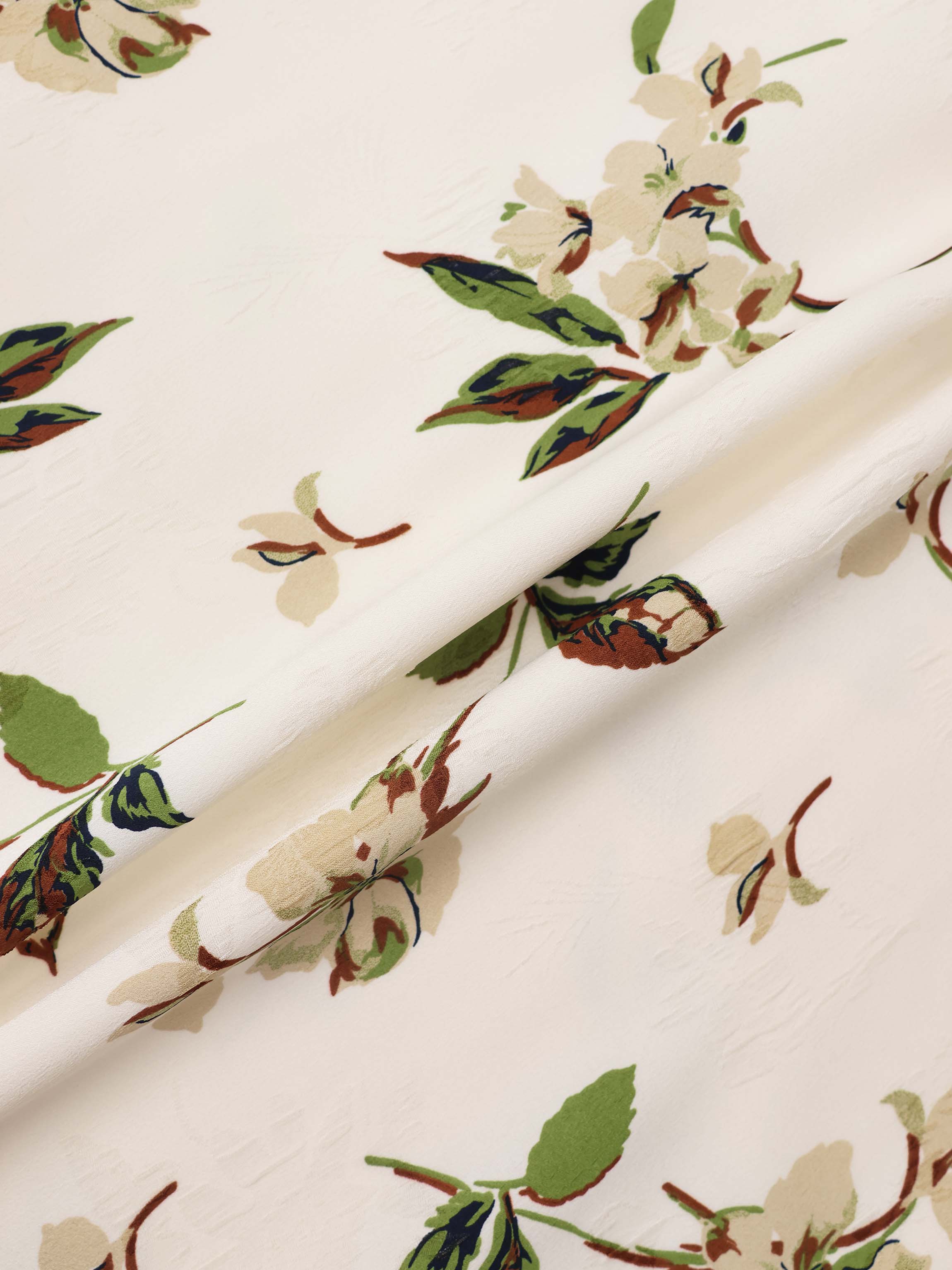 Katie Dress - Cream Floral