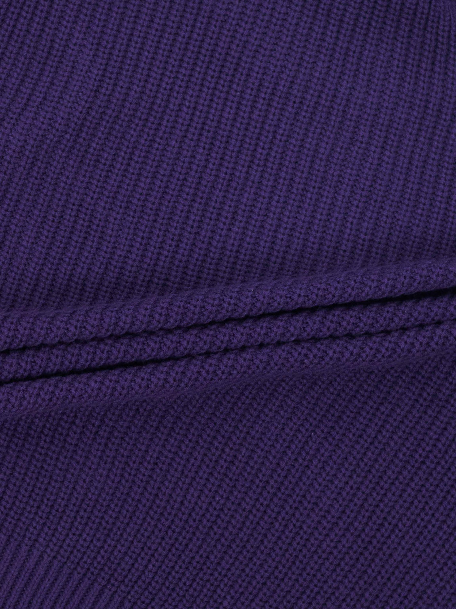Bow Ribbon Sweater-Purple/Purple