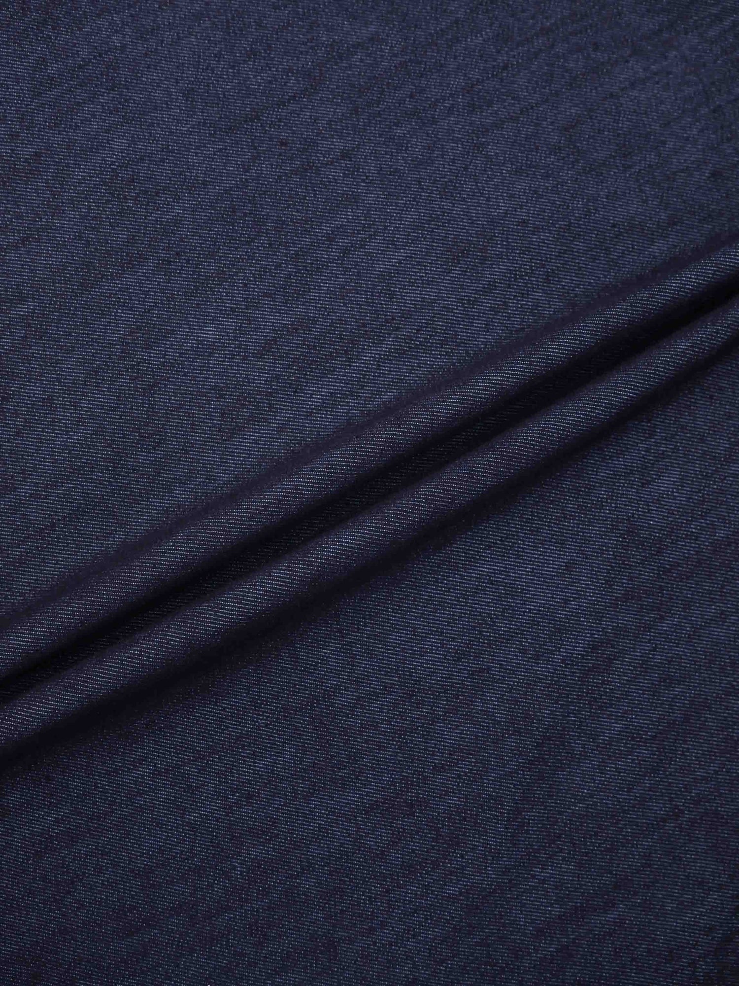 Classic Denim Skirt 37"-Dark Blue