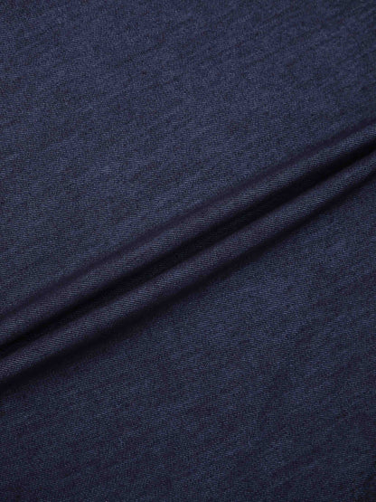 Classic Denim Skirt 37"-Dark Blue