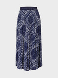Printed Pleated Skirt 37