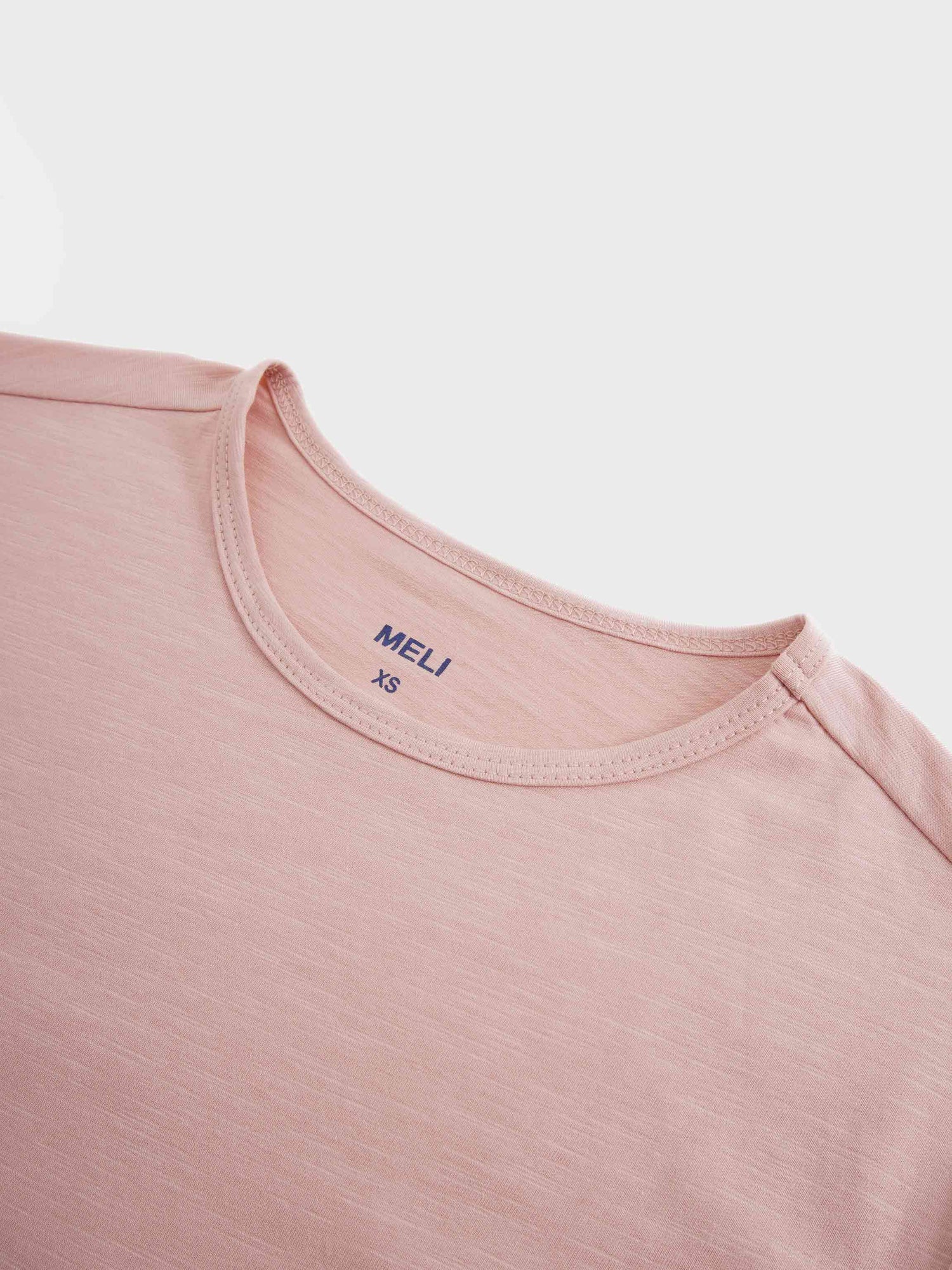 Crew Bomber Tee-Pink