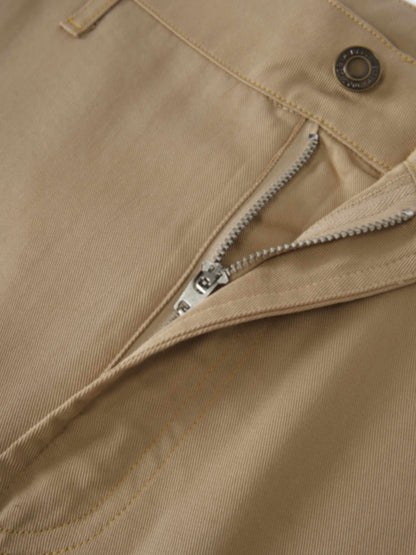 Lightweight A-Line Skirt-Tan