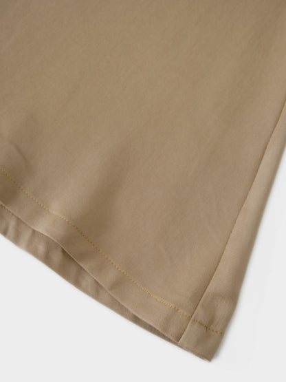 Lightweight A-Line Skirt-Tan