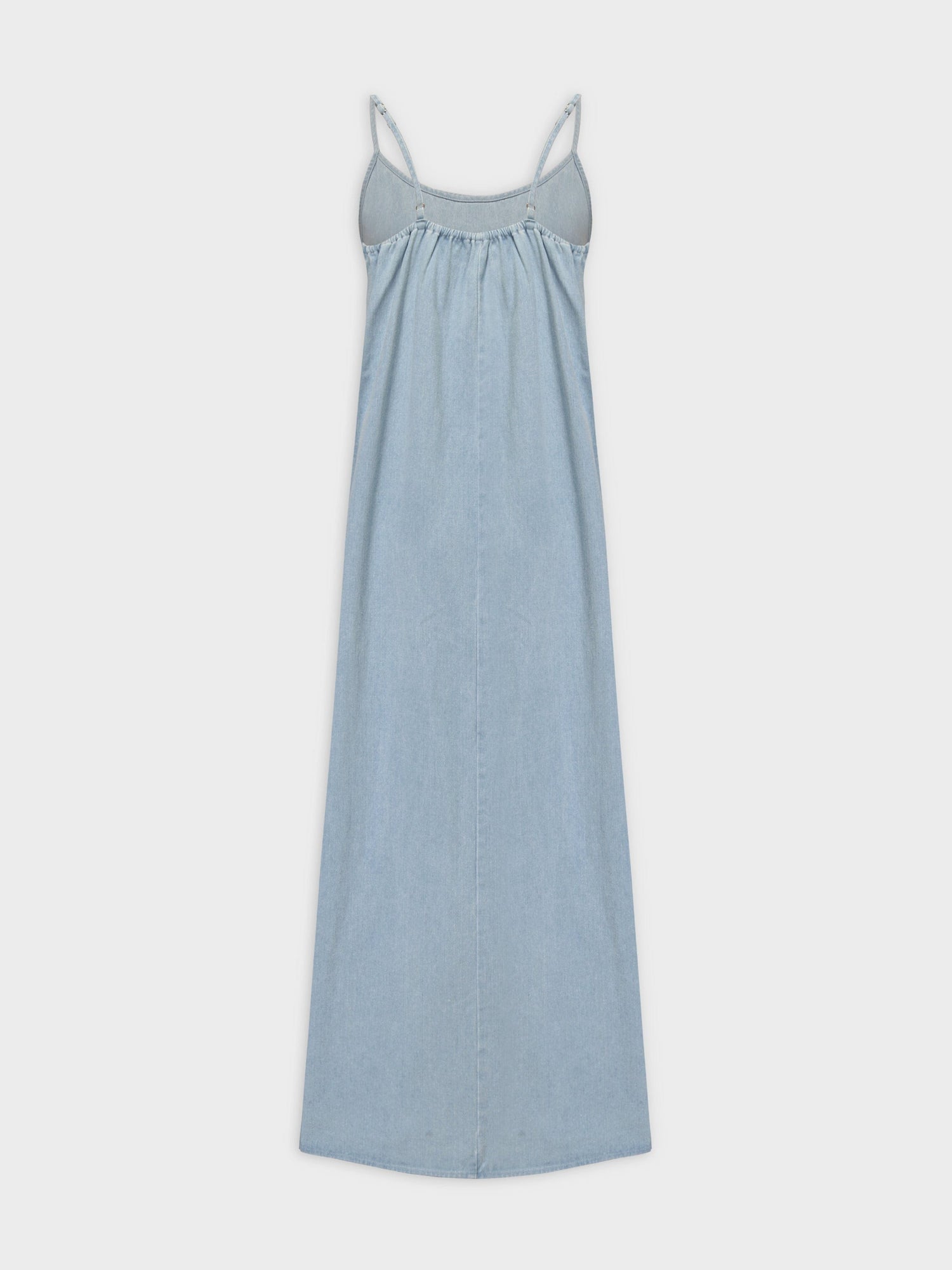 Women’s Denim Crew Neck Slip Dress - Size 4X