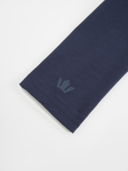 Crew Bomber Tee-Deep Navy