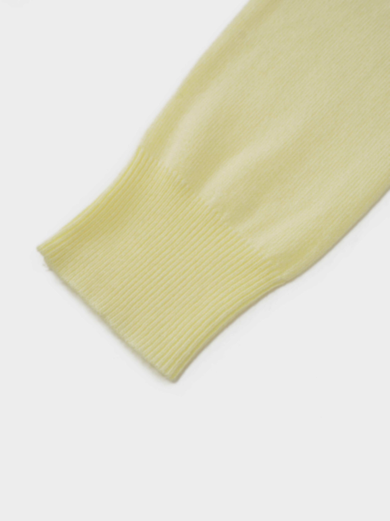 Ruffle Design Cardigan-Butter