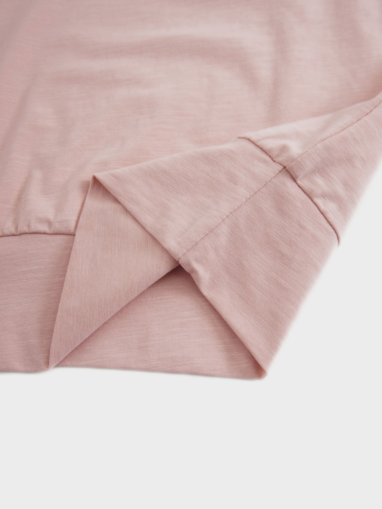 Crew Bomber Tee-Pink