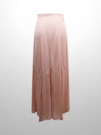 TRUMPET FLARE SKIRT-SUMMER BLUSH