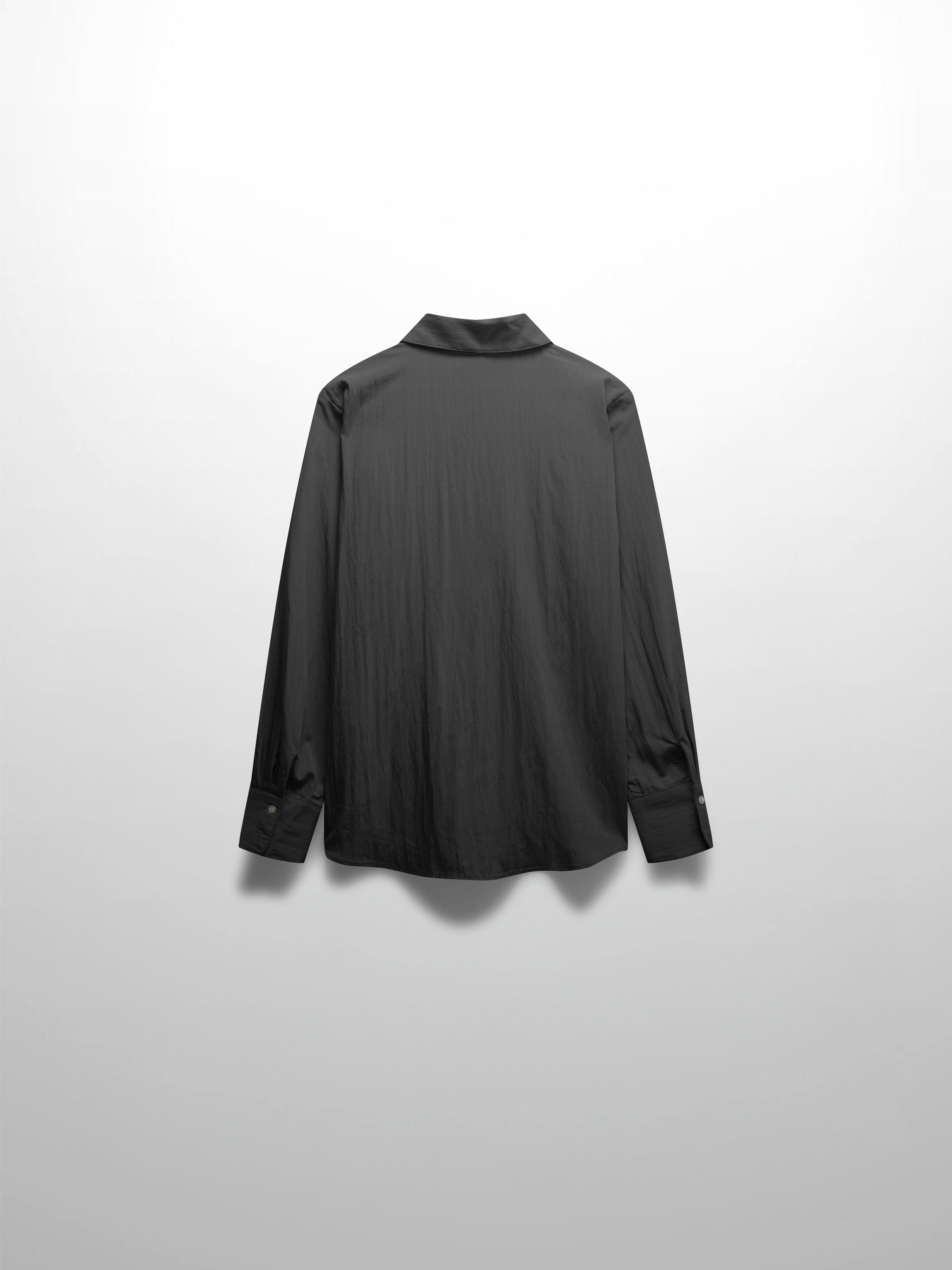 Crinkle Blouse-Black