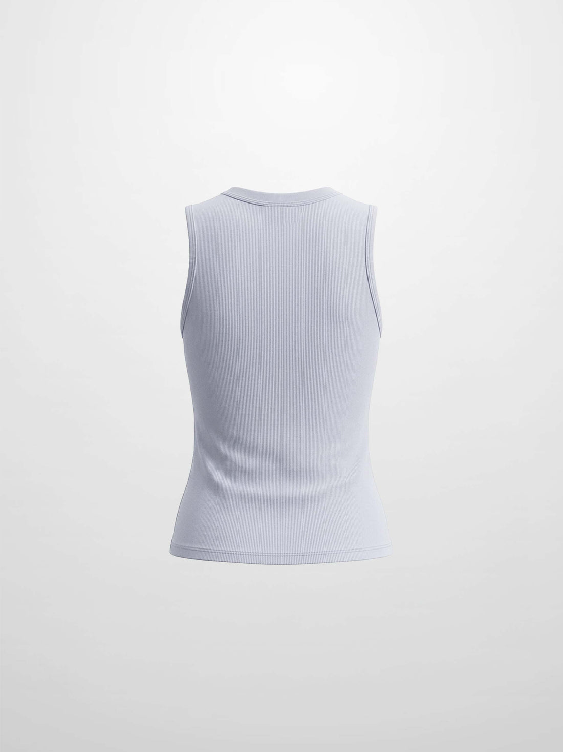 Sleeveless Basic Tee-Light Blue