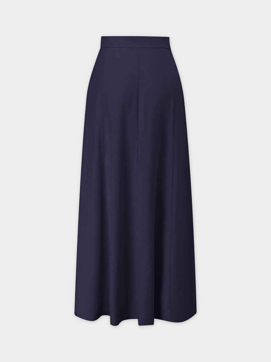 A-Line Seamed Skirt-Navy