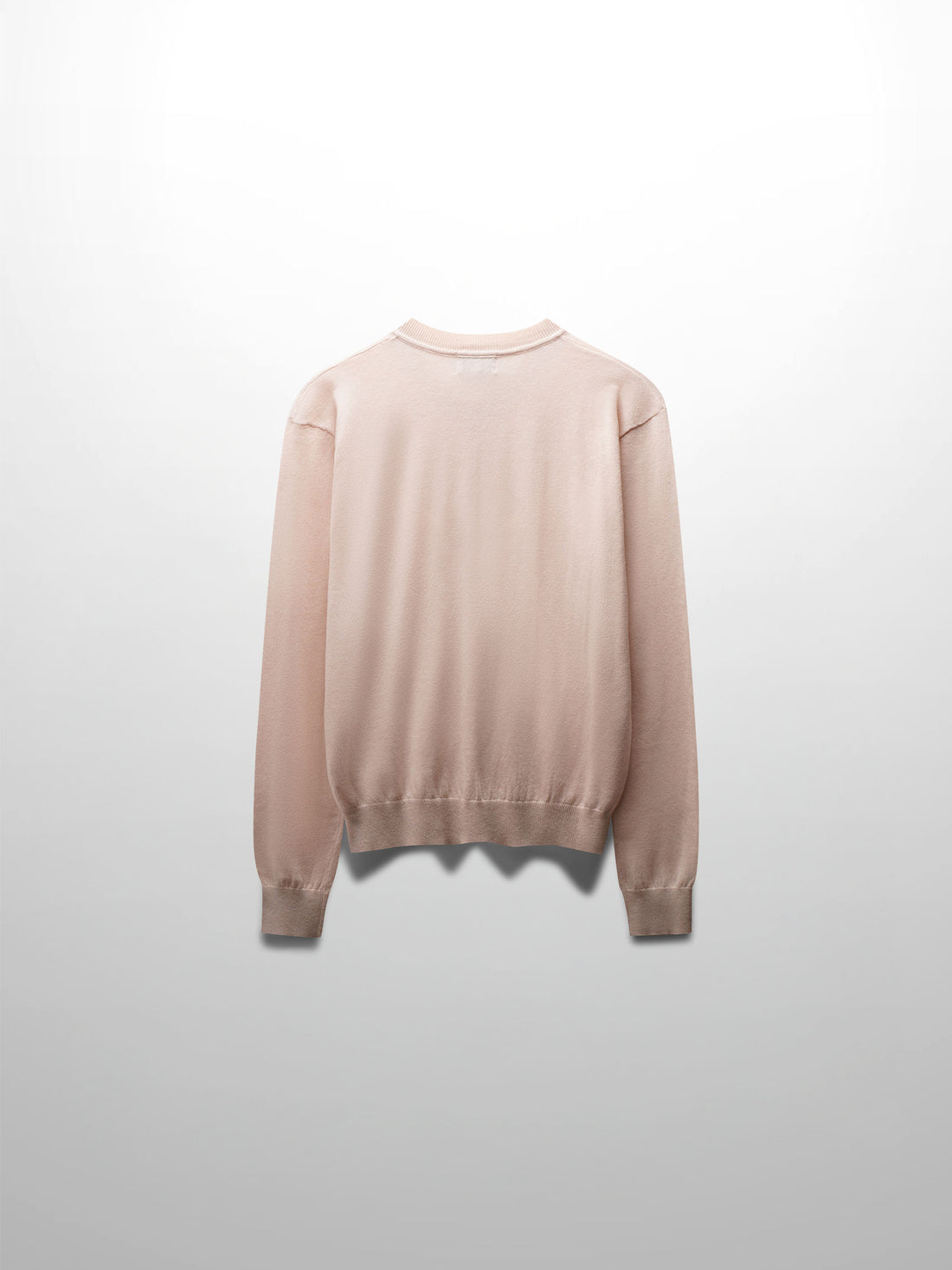 High V Lightweight Sweater-Heathered Peach