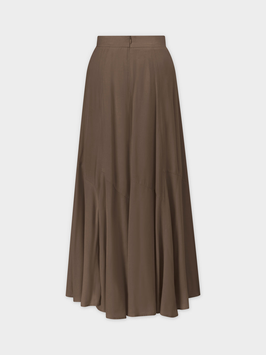 TRUMPET FLARE SKIRT-OLIVE