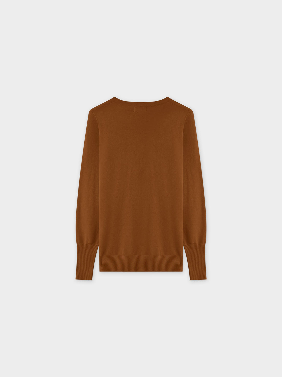 Basic Crew Sweater LS-Brown