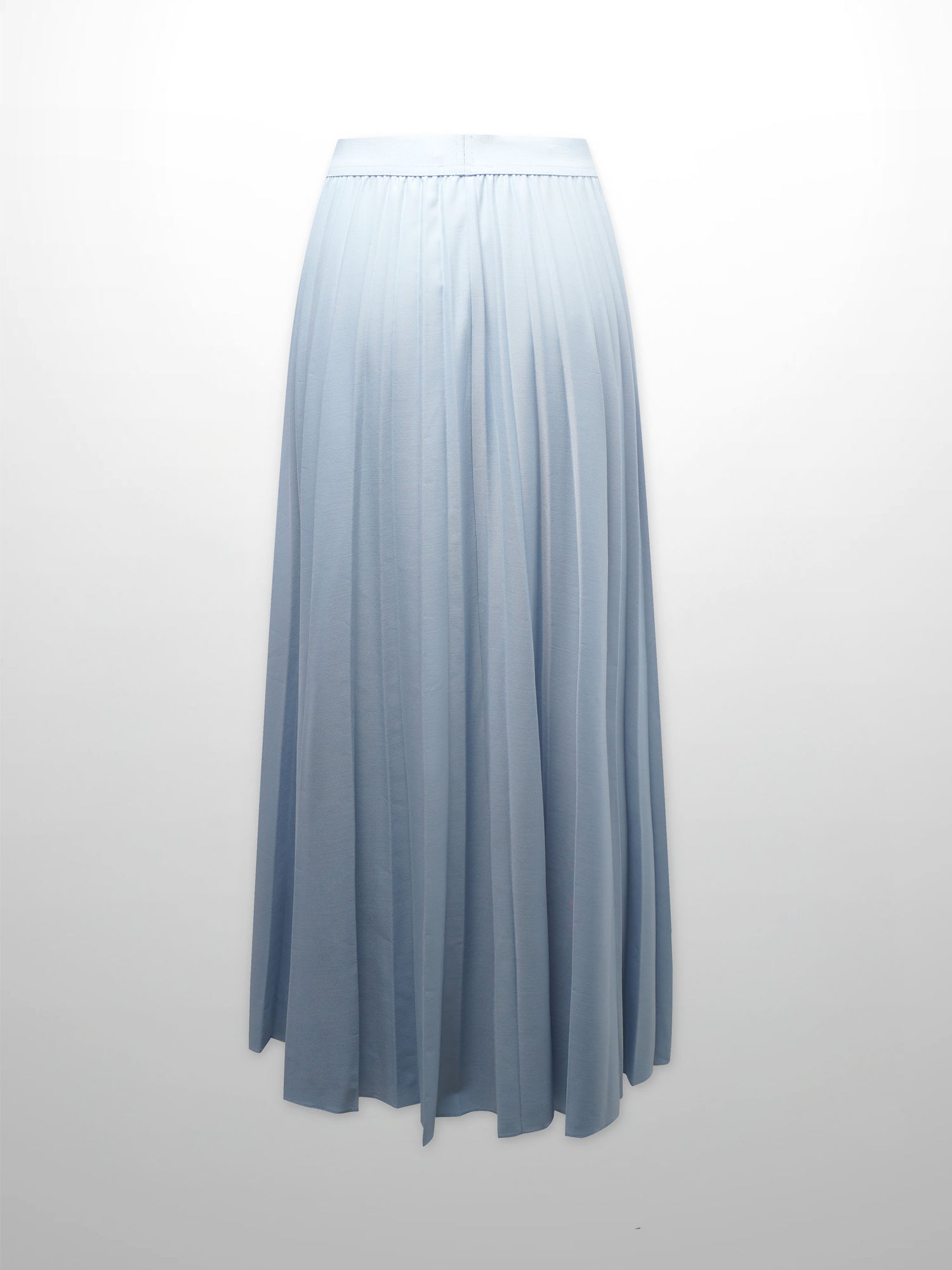 PLEATED SKIRT 37&quot;-POWDER BLUE