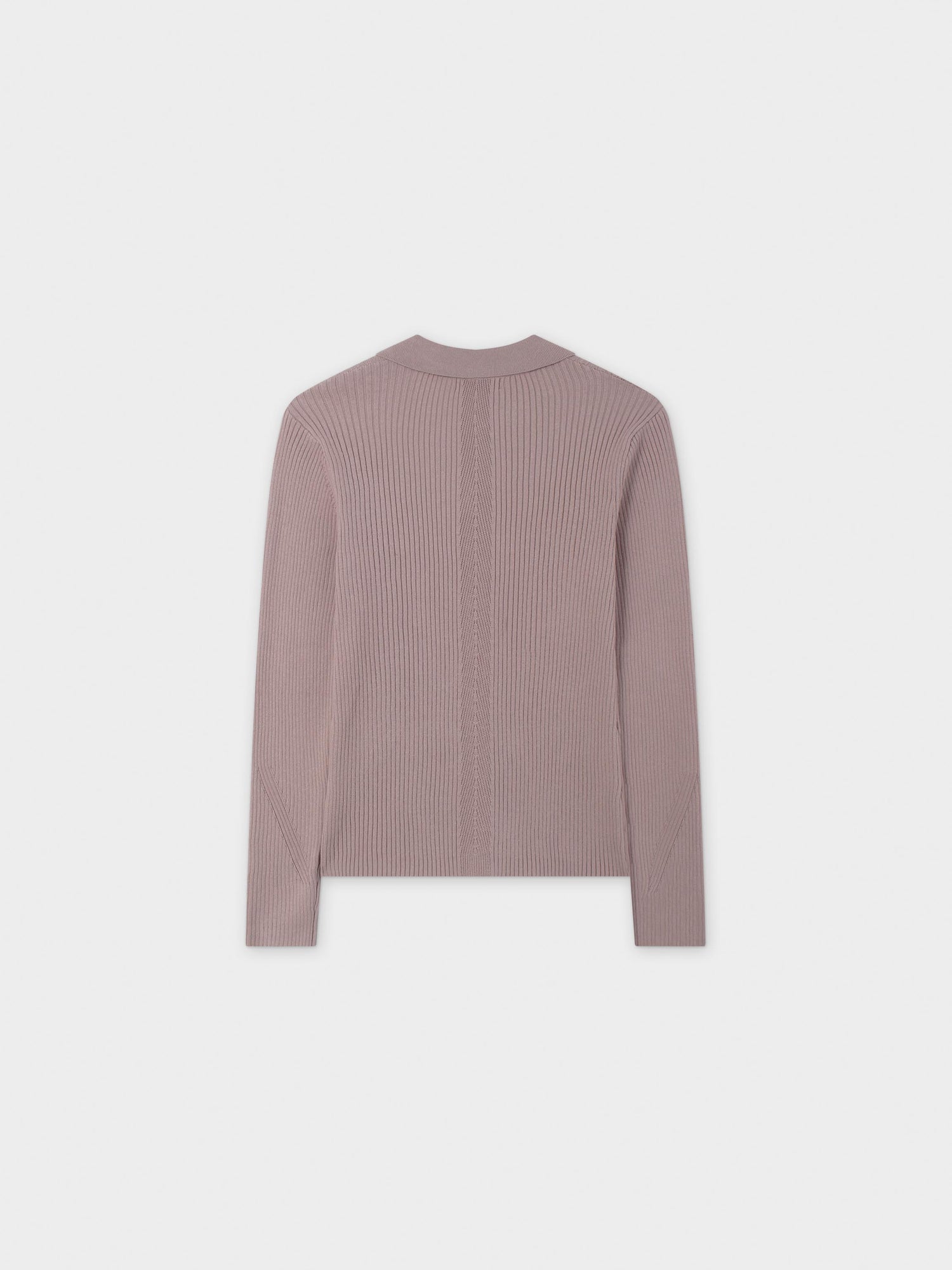 Center Design Sweater-Light Mauve