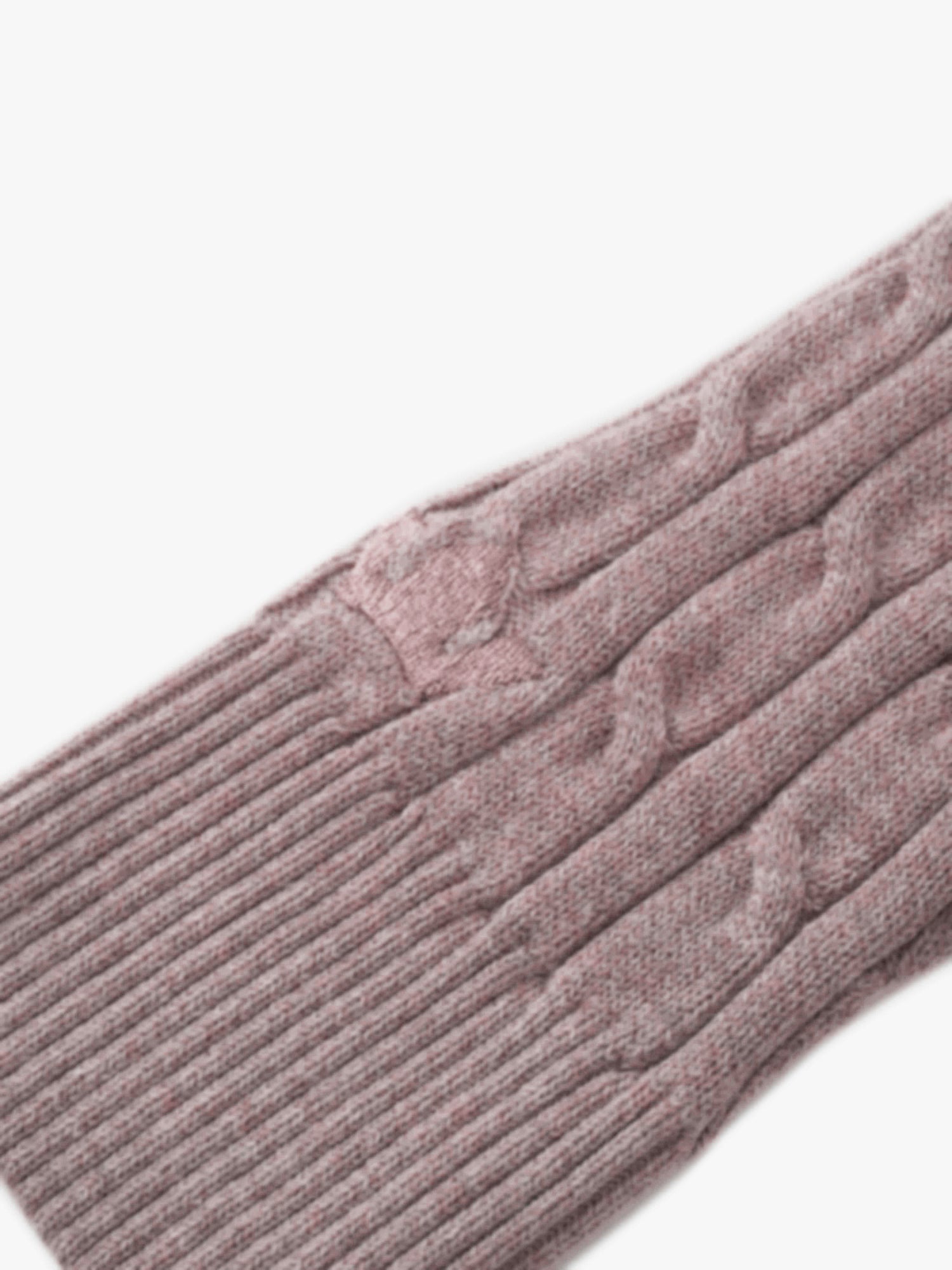 Crew Neck Cable Sweater-Mocha Mousse