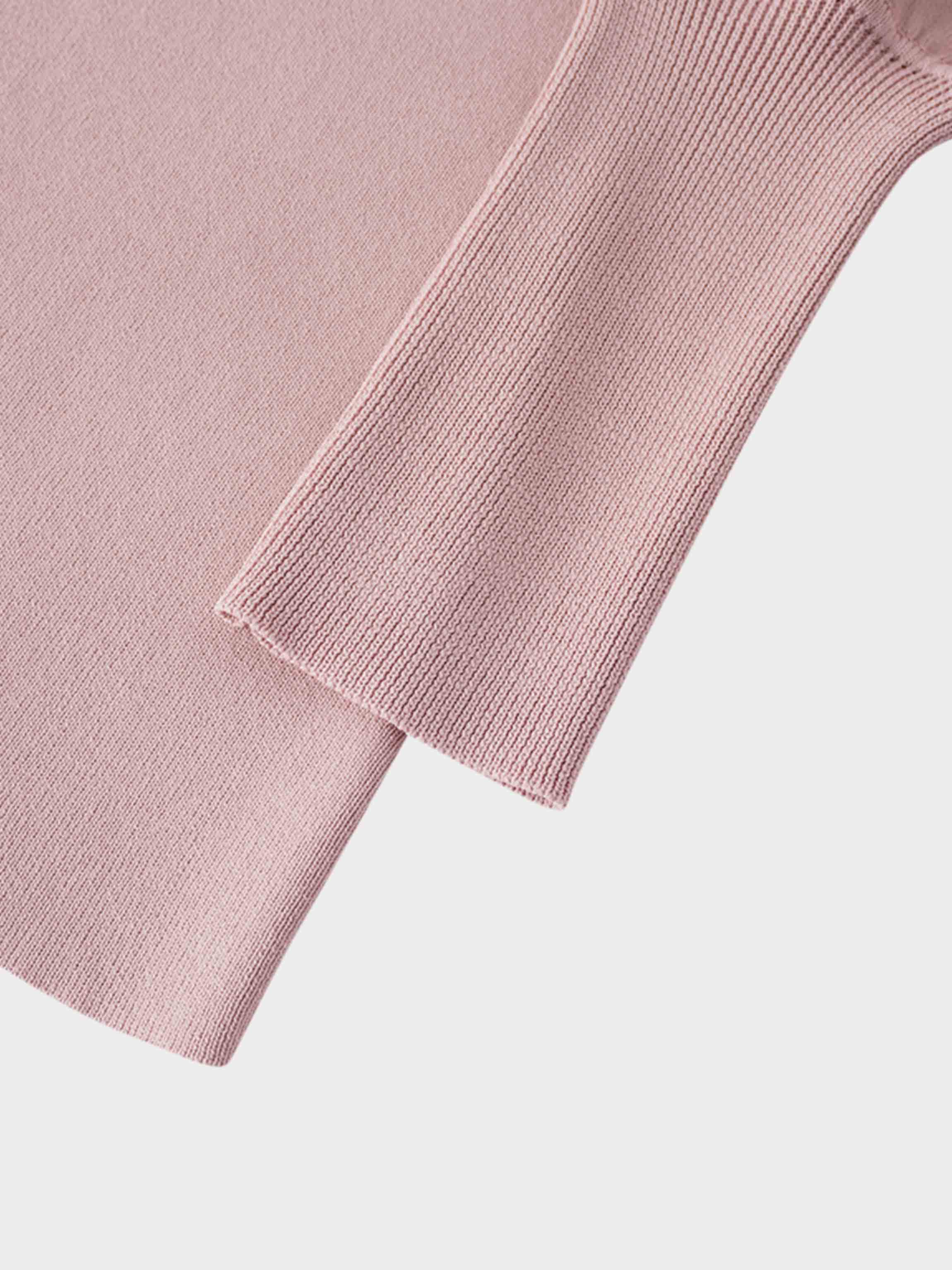 High Cuff Sweater-Blush