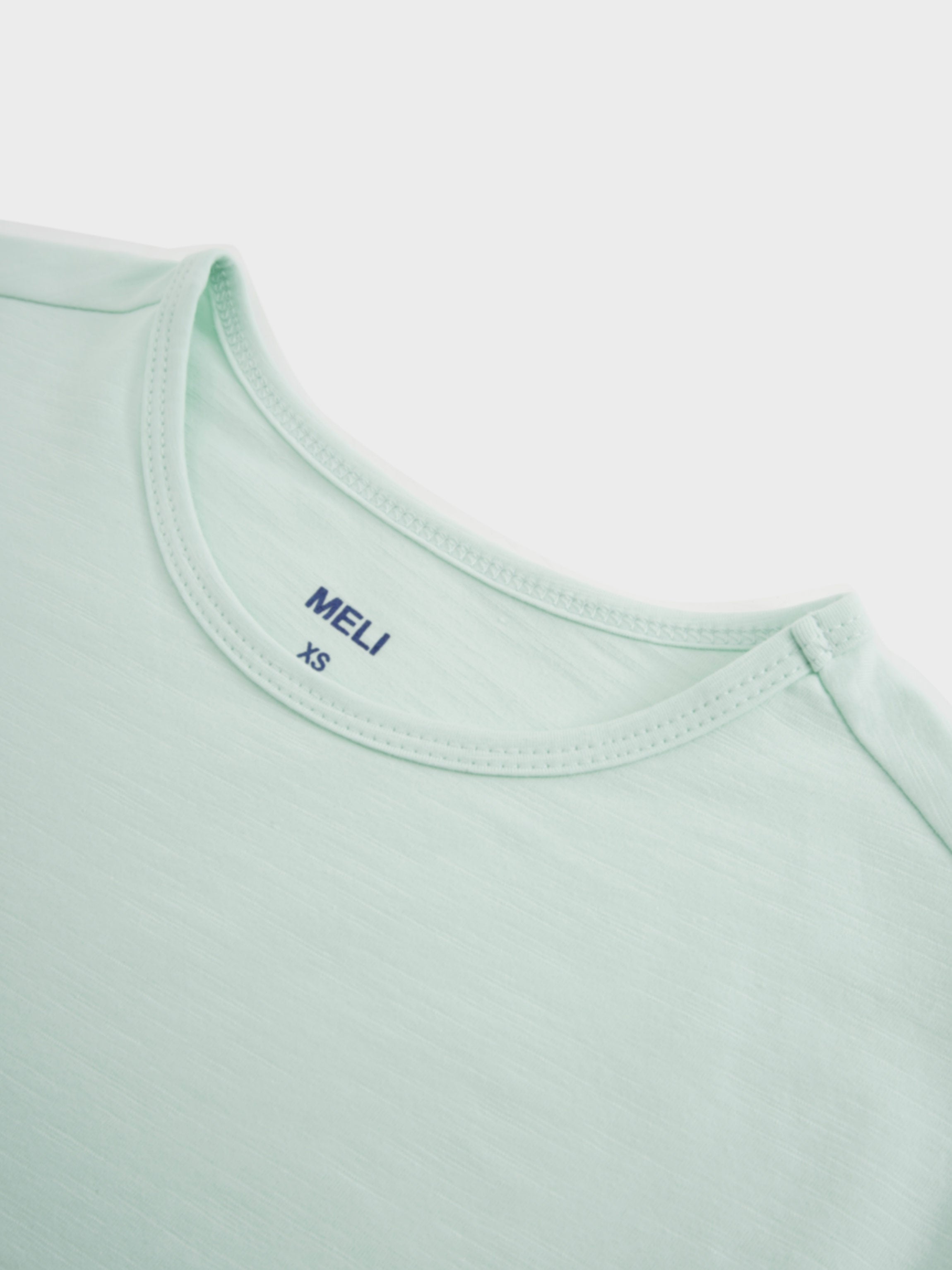 Crew Bomber Tee-Mint