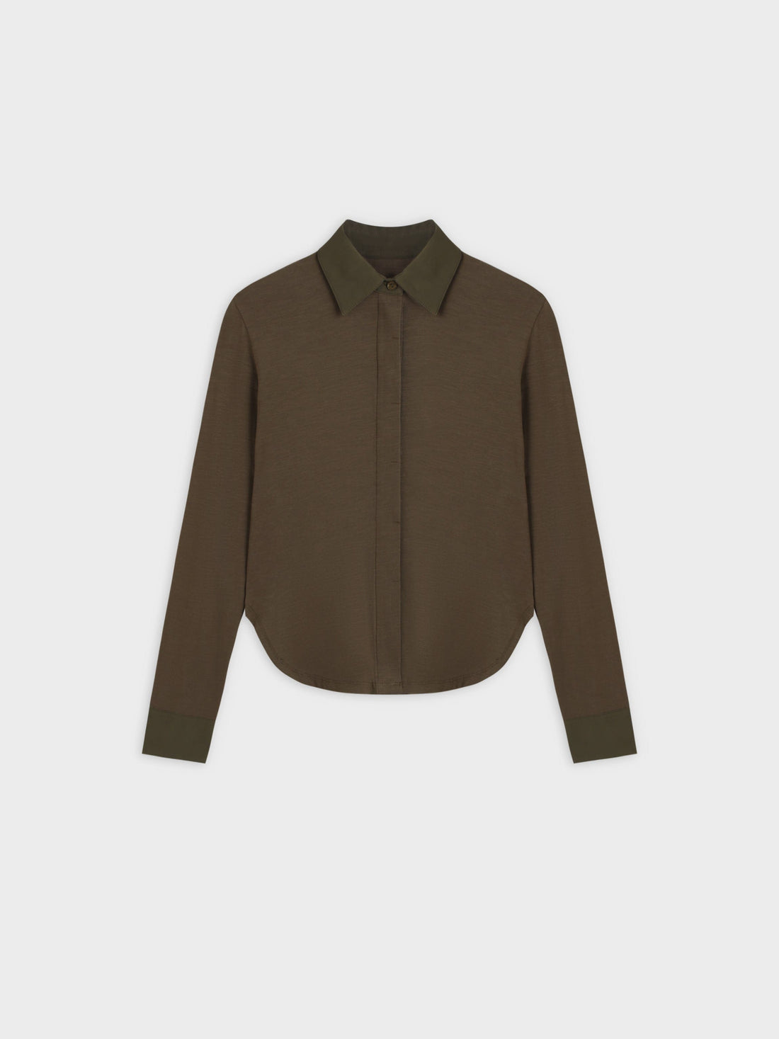 T-SHIRT BLOUSE-OLIVE