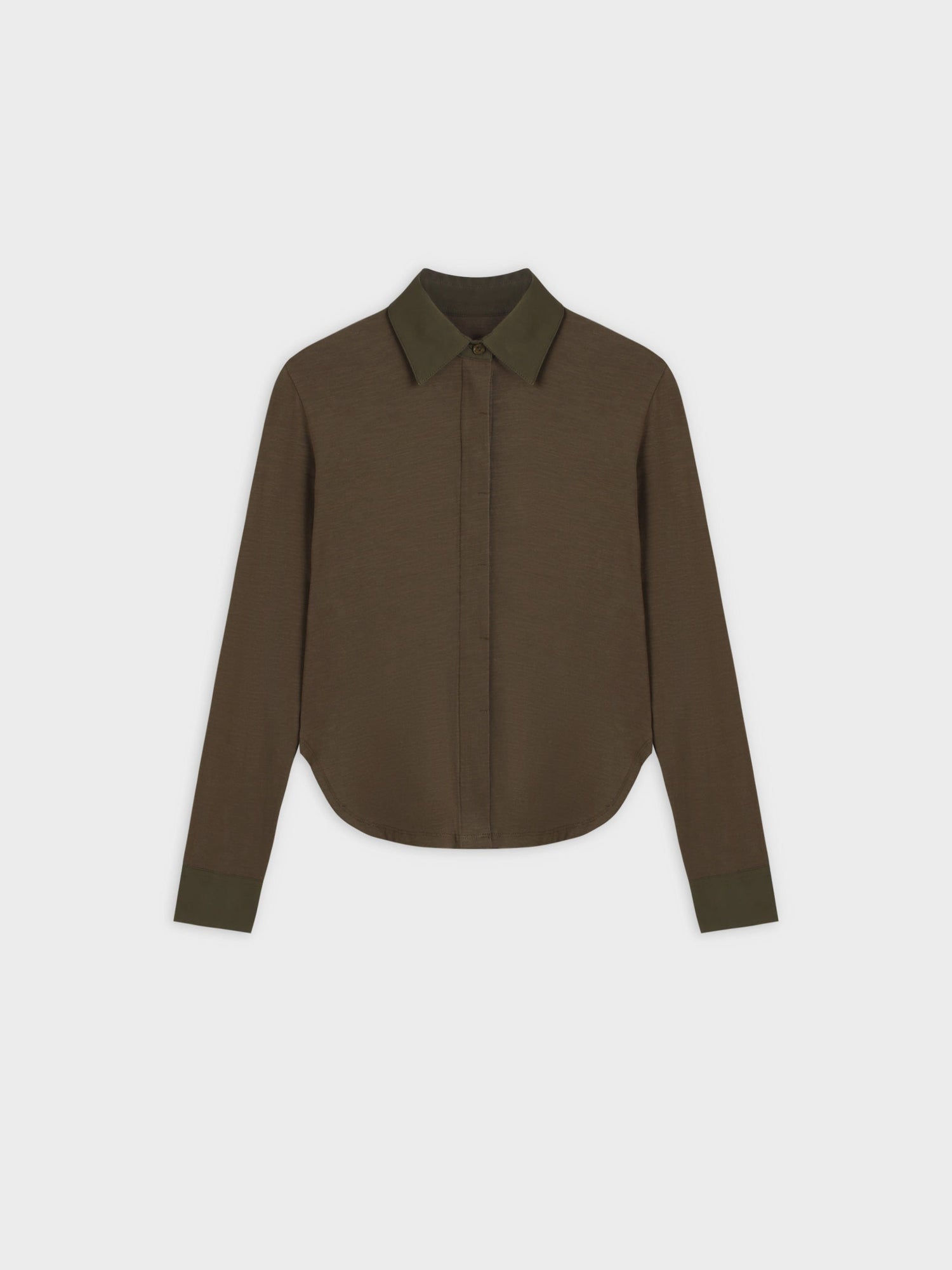 T-SHIRT BLOUSE-OLIVE