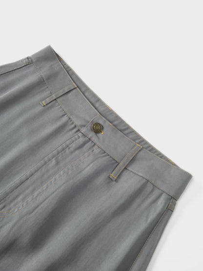 Lightweight A-Line Skirt-Grey