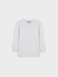 Basic Crew Sweater 3Q-White