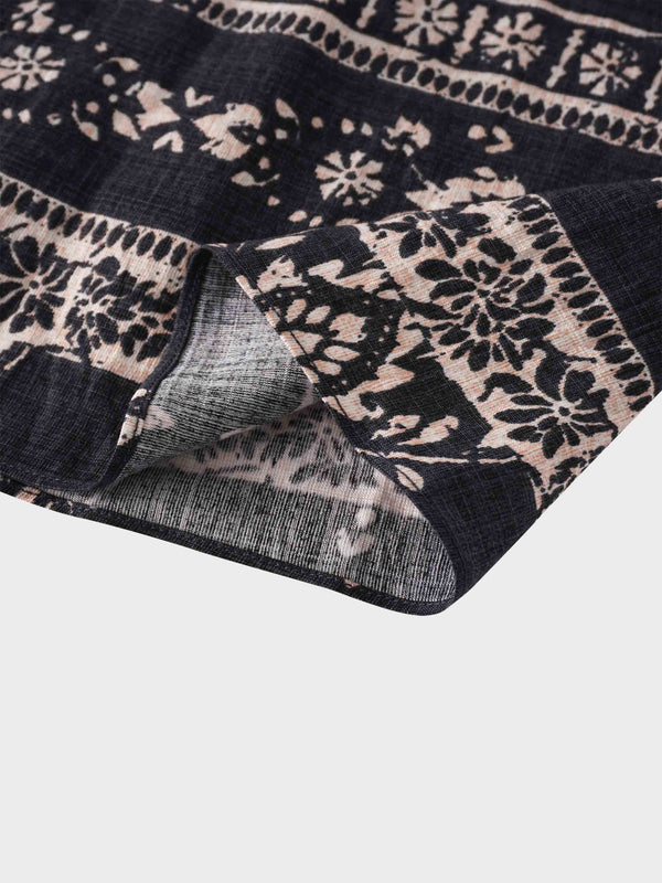 Tiered Wrap Jumper-Bandana