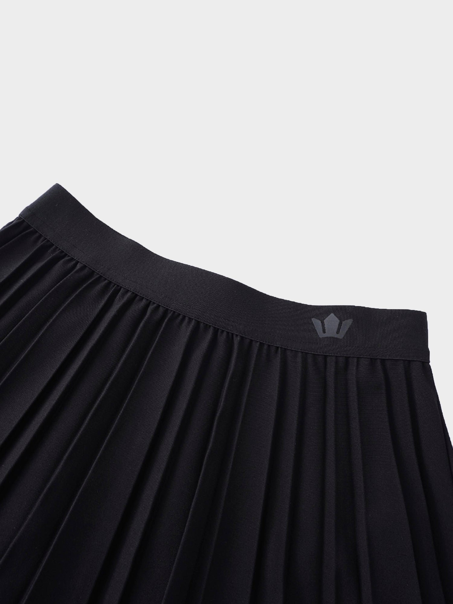 FALDA PLISADA 37&quot;-NEGRO