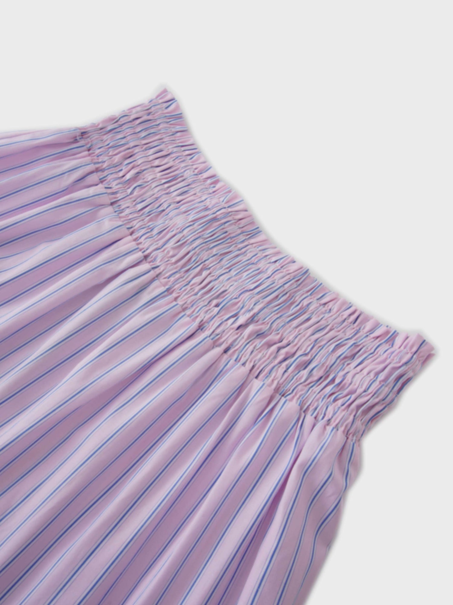 Striped Prairie Skirt-Pink