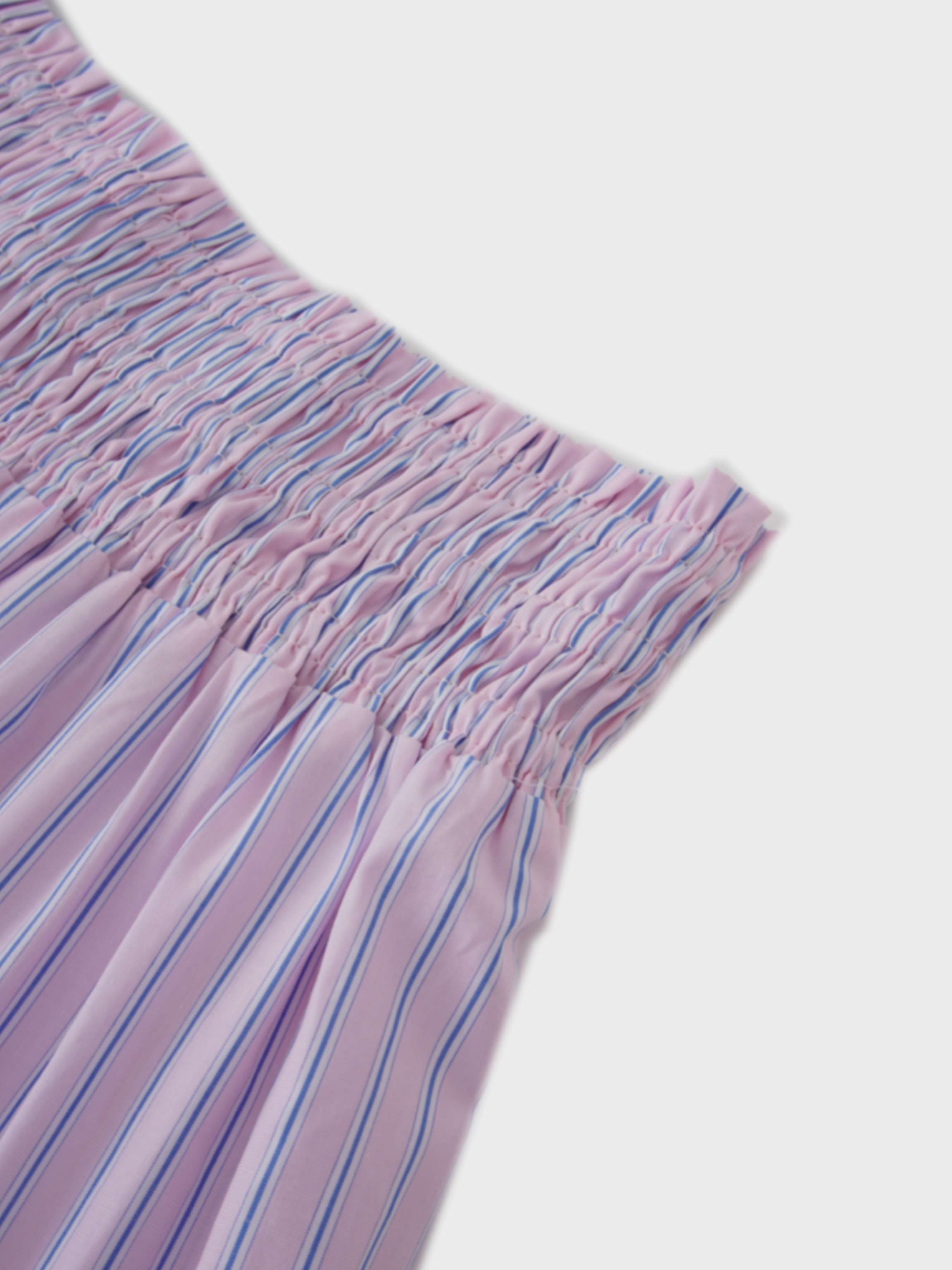 Striped Prairie Skirt-Pink