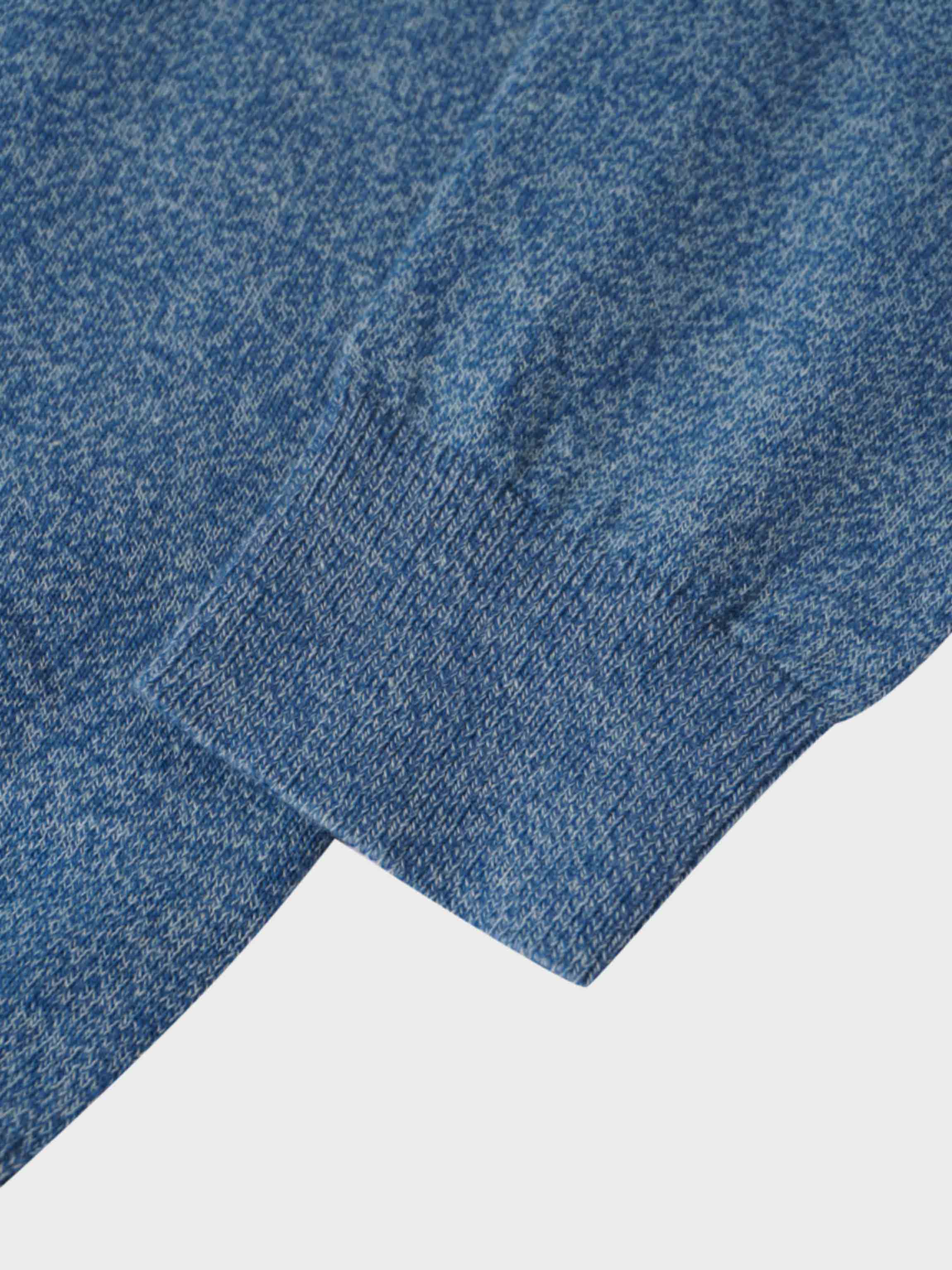 High V Lightweight Sweater-Heathered Blue