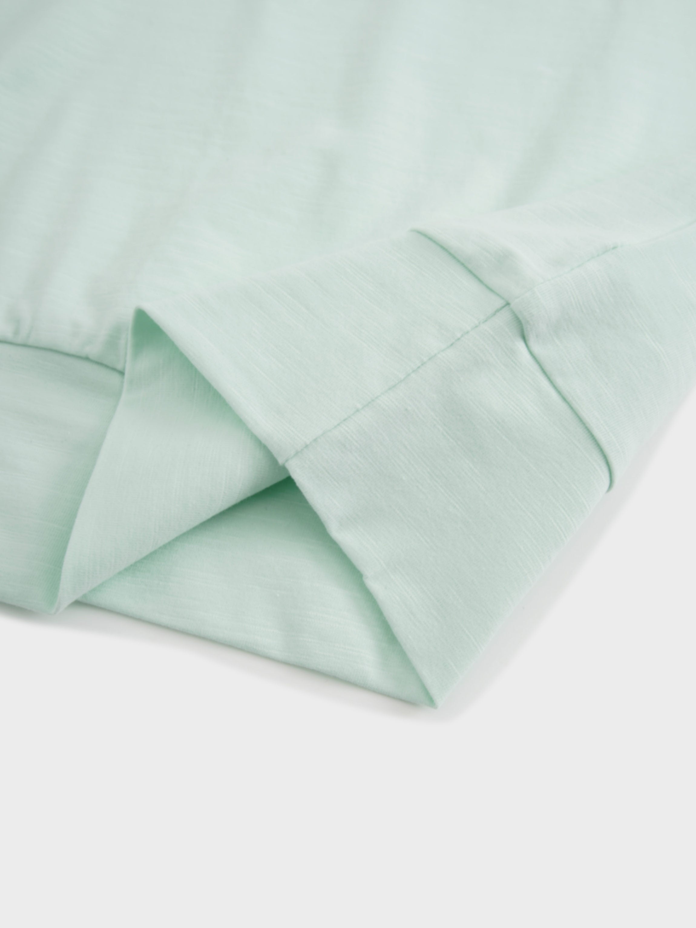 Crew Bomber Tee-Mint