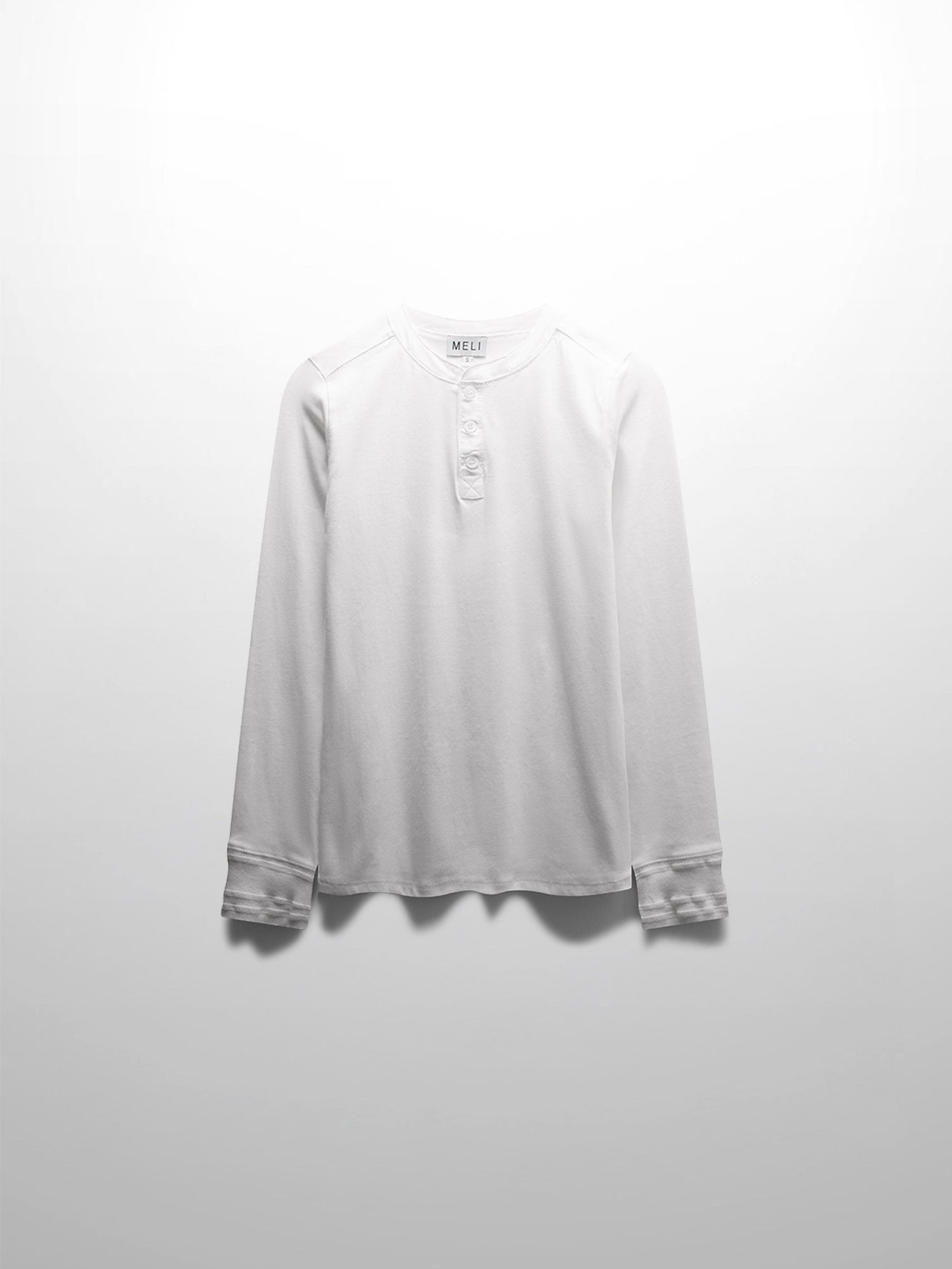 Trim Detail Henley-White